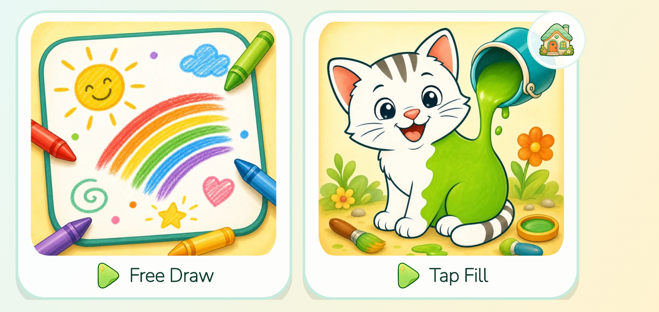 Choosing a drawing mode in Umnyasha